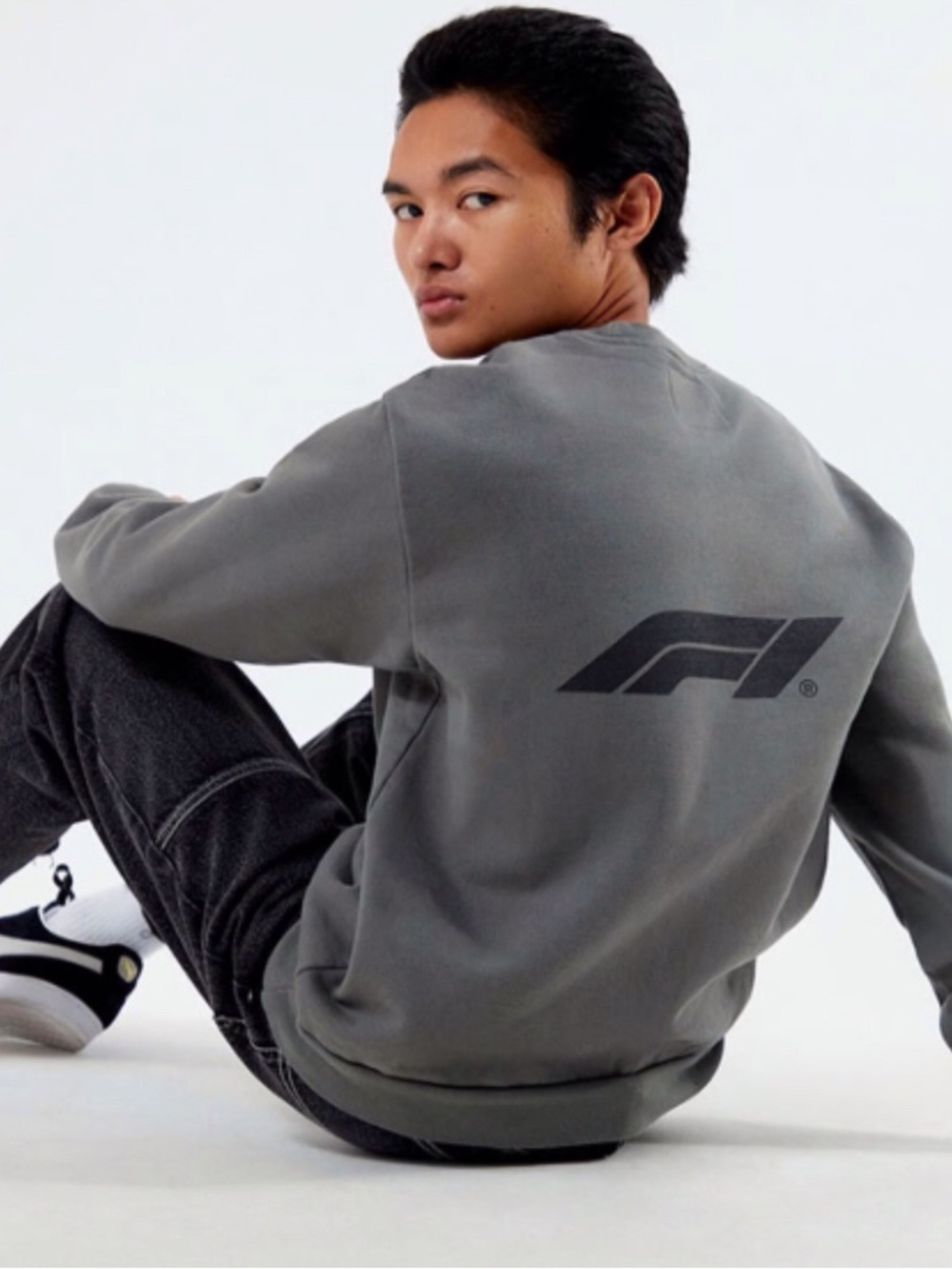 PacSun x Formula 1 / F1 Racing Crewneck Heavyweight Sweatshirt